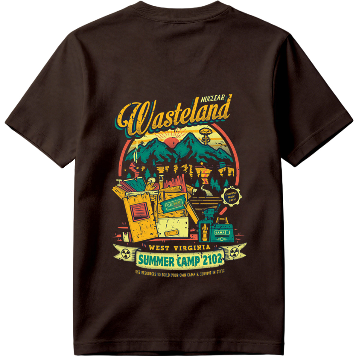 Nuclear Wasteland: Summer Camp 2102 - West Virginia - Tee