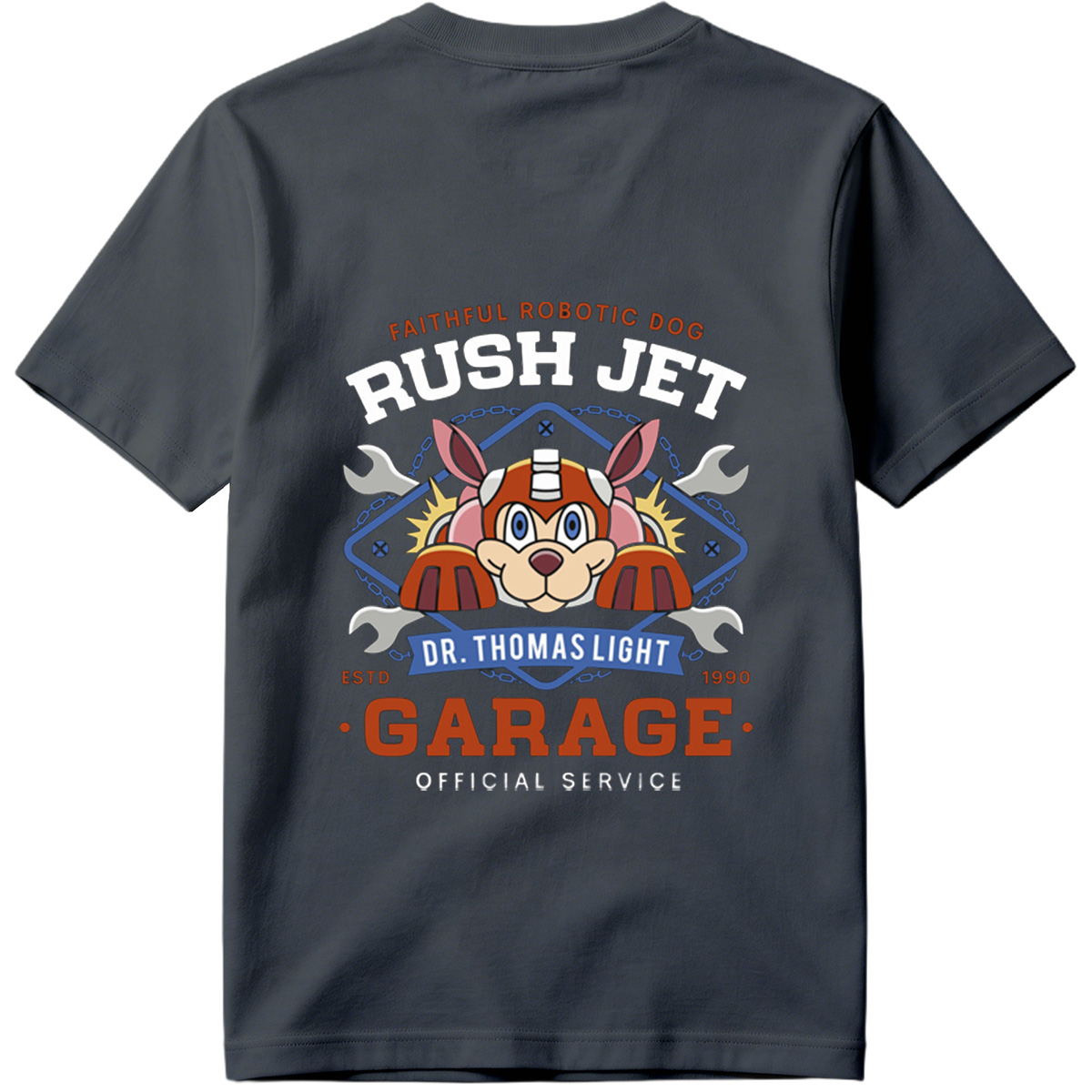 Rush Jet: Dr. Thomas Light Garage Official Service - Tee