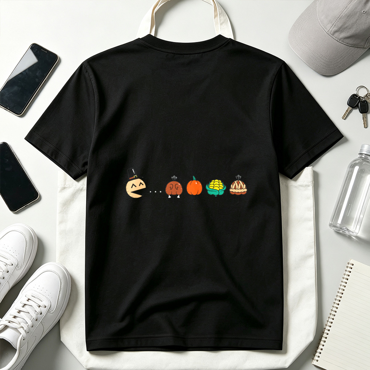 Pac-Man Thanksgiving Feast - Tee