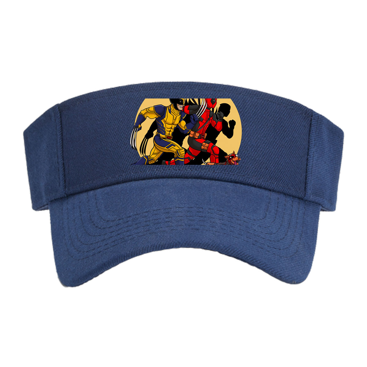 Wolverine and Deadpool in Action with Dogpool -  Visor cap