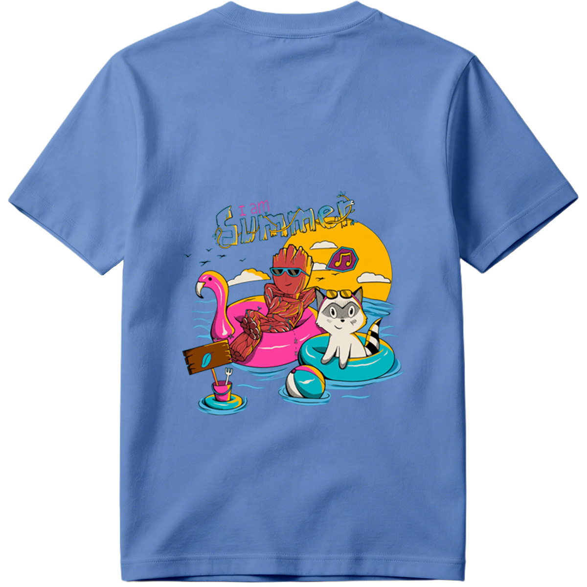 Guardians of the Galaxy: Groot and Rocket Summer Vibes - Tee