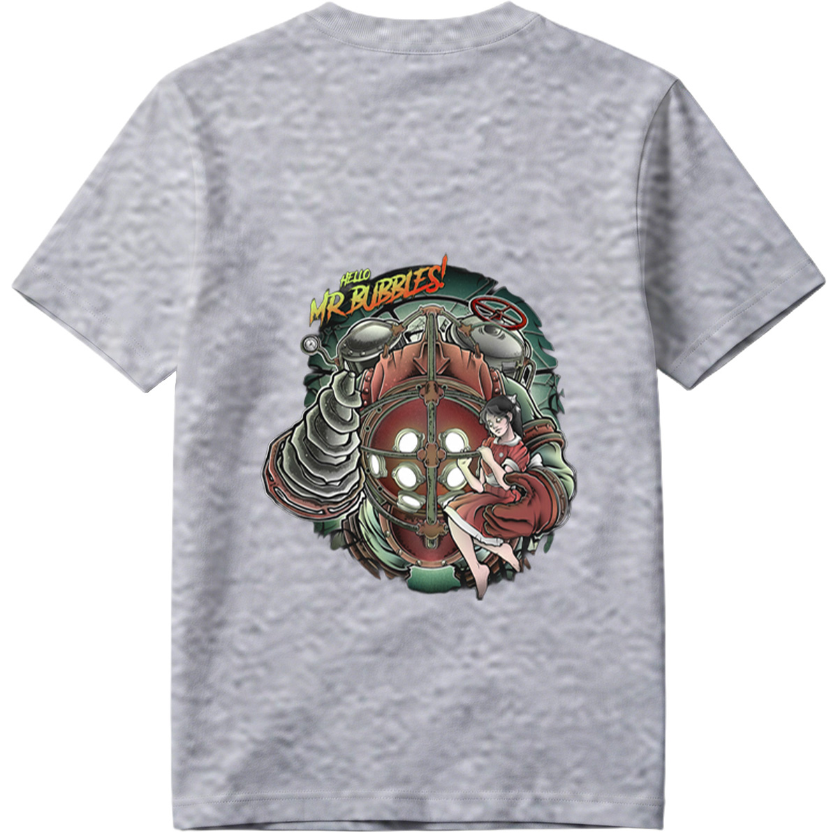 Hello Mr. Bubbles! - Steam Punk Submarine Adventure - Tee