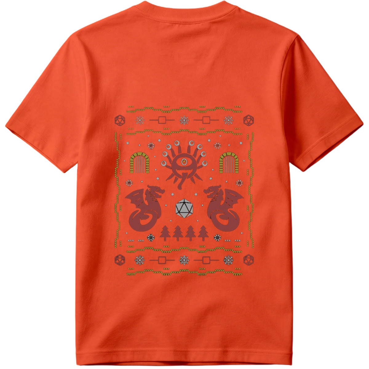 D&D Holiday Dragon & Eye of Vecna Sweater - Tee