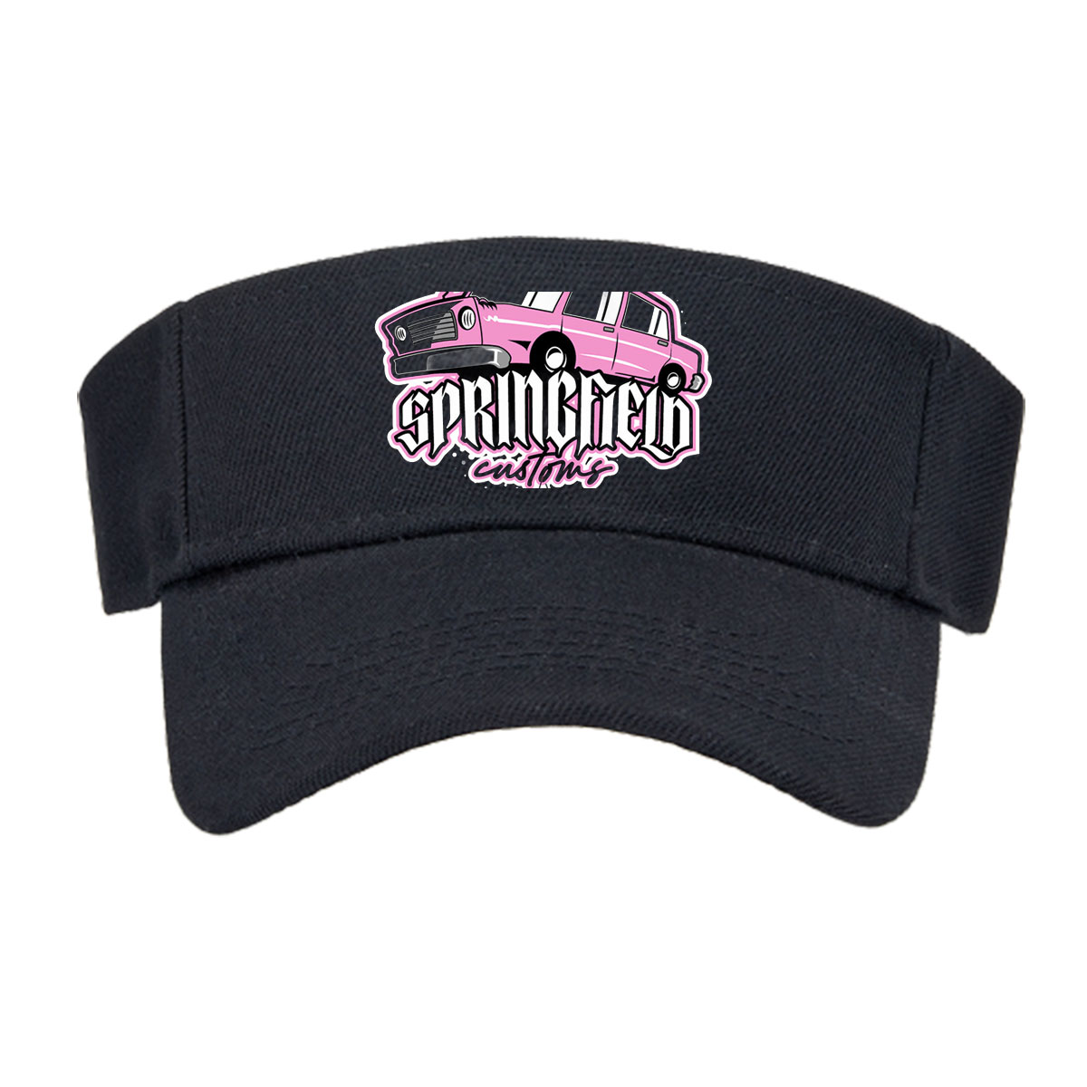 Springfield Customs Pink Car Logo -  Visor cap