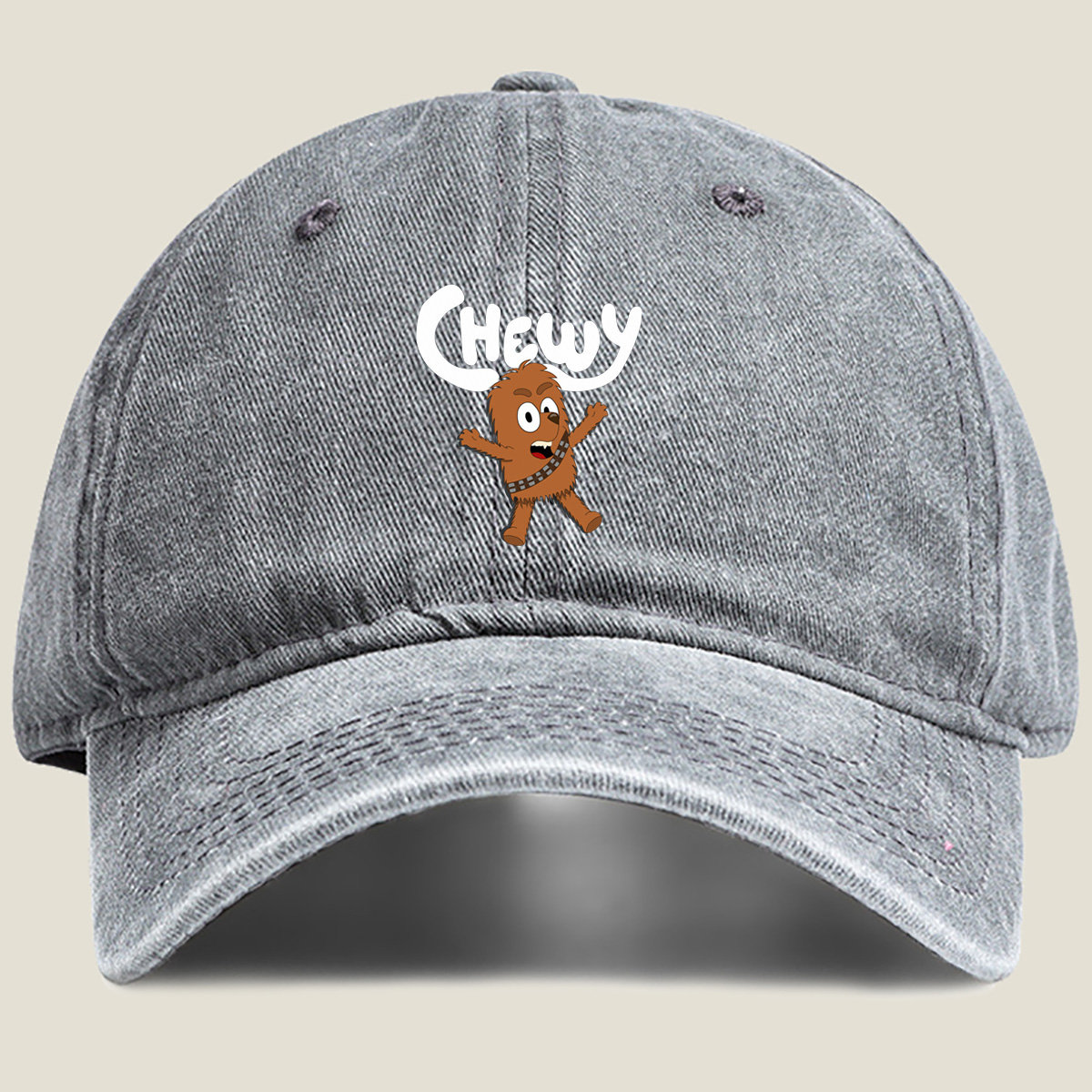 Chewy - Star Wars Character - Washed Denim - Baseball Cap