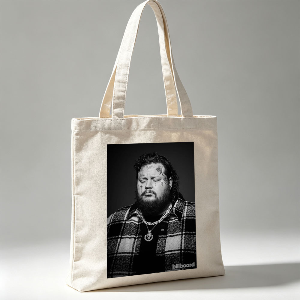 Action Bronson in a Powerful Portrait with Facial Tattoos and Bold Jewelry - Canvas tote bags