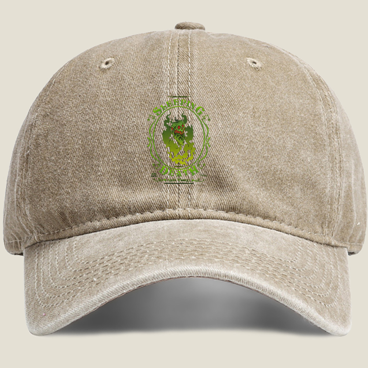 Sleeping Death Apple Whiskey - Queen Grimhilde - Washed Denim - Baseball Cap
