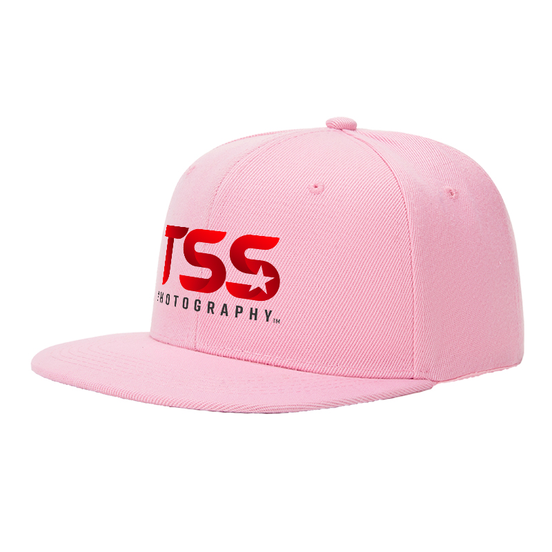 Flat Brim Baseball Cap TSS Logo Print Streetwear Underground Skate Style for Basketball Court Skate Park Urban Lifestyle Skaters Rappers Streetwear Enthusiasts