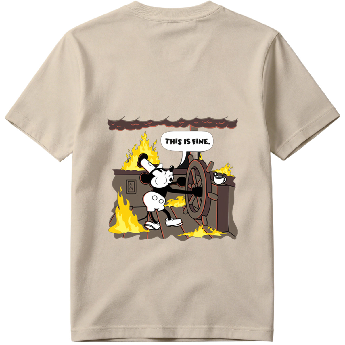 Mickey Mouse in a Burning Room: 