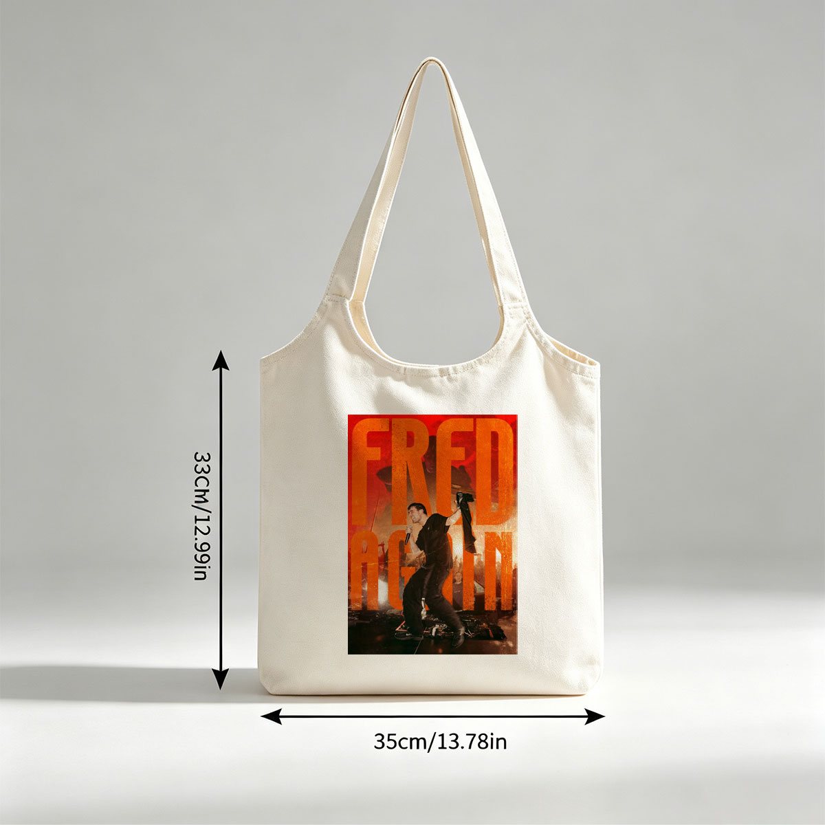 Fred Again Live Performance on Stage with Dynamic Lighting and Crowd Energy - Canvas shoulder bags/