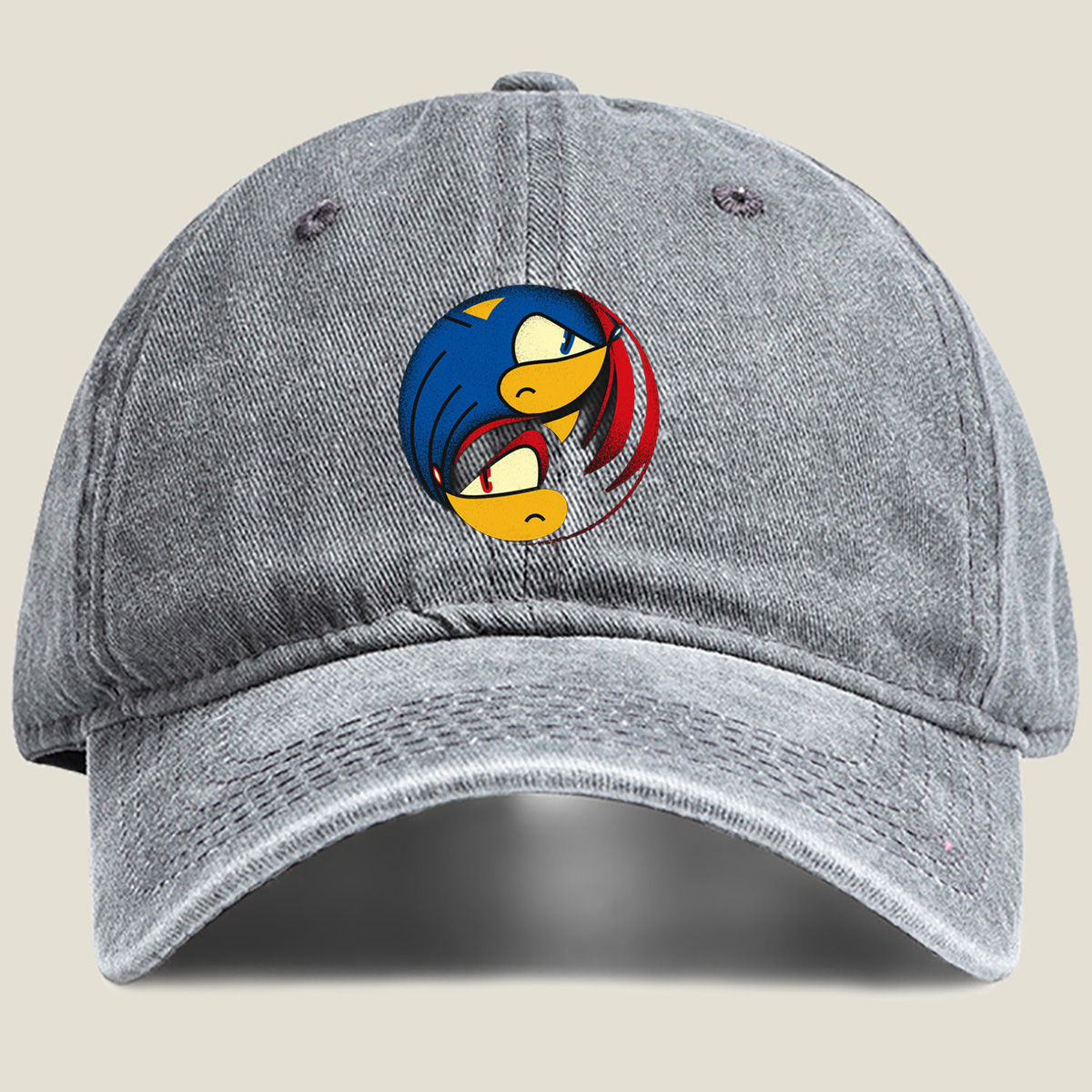 Sonic the Hedgehog: Dual Faces - Washed Denim - Baseball Cap
