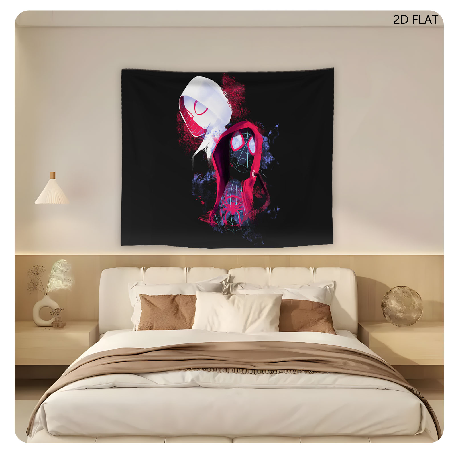 Spider-Man: Into the Spider-Verse - Miles Morales and Gwen Stacy - Tapestry