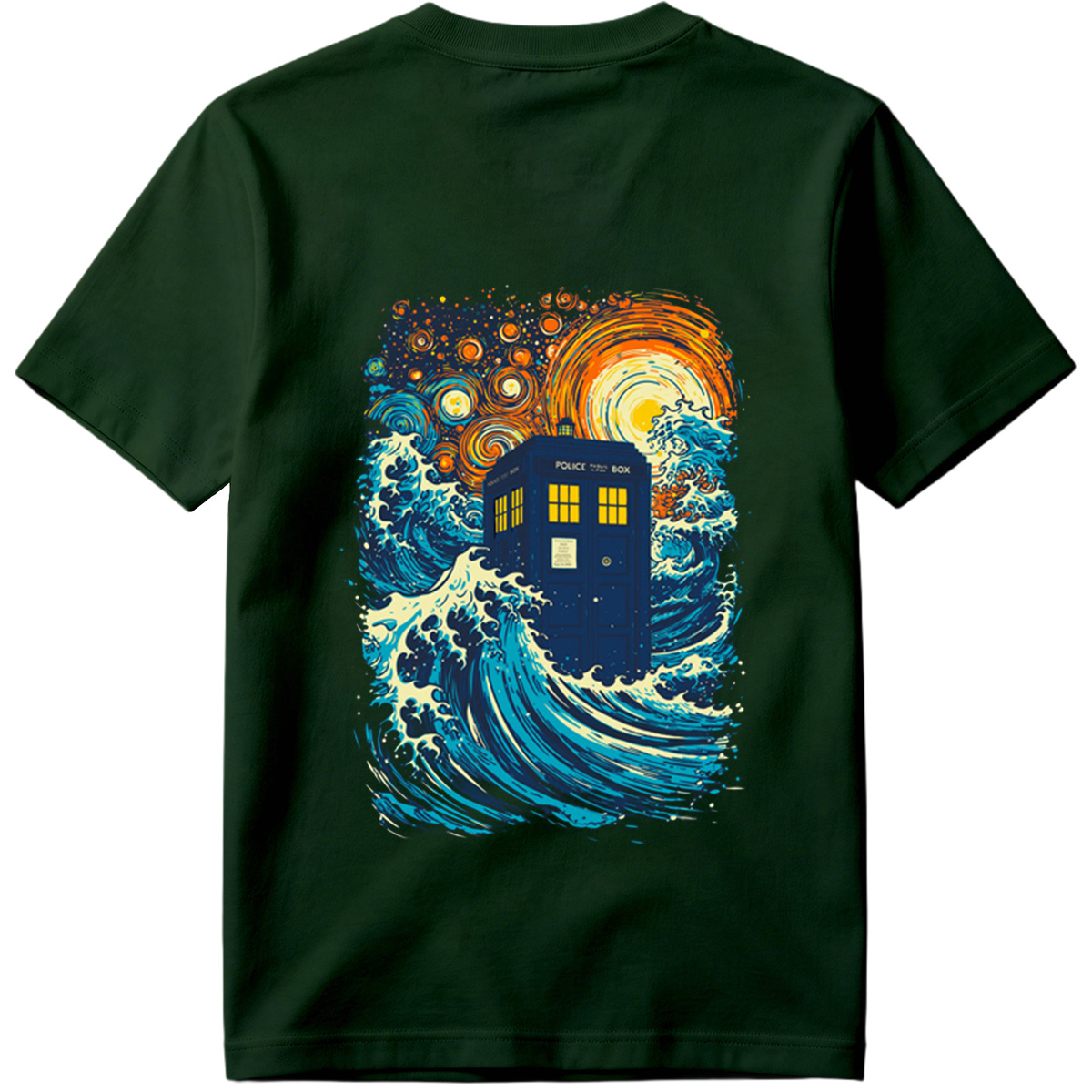 TARDIS in Stormy Seas - Tee