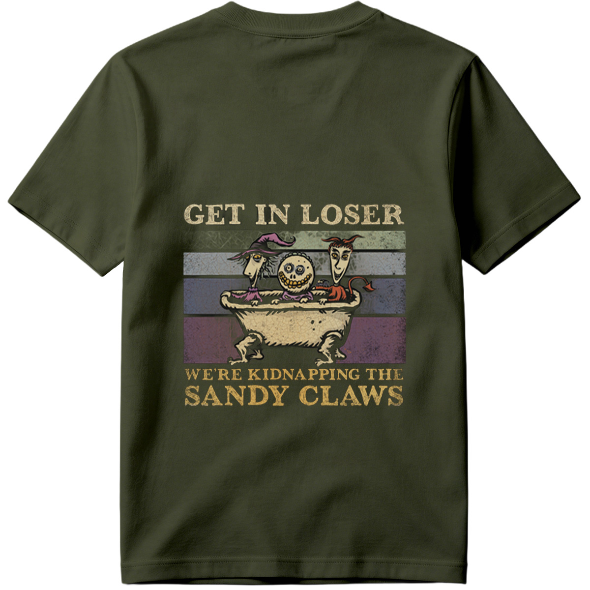 The Nightmare Before Christmas: Jack, Sally, and Oogie Boogie in a Bathtub - Tee