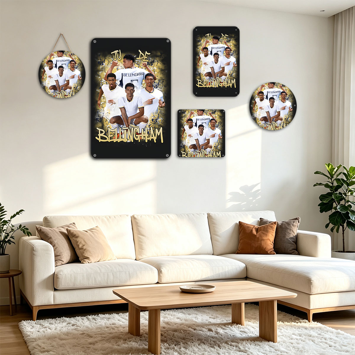 Bellingham Football Player Portrait Collage - painting