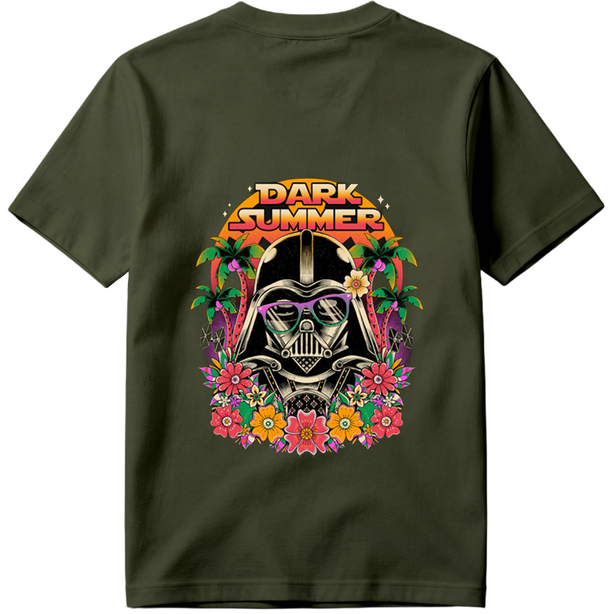 Dark Summer: Darth Vader in Tropical Paradise - Tee