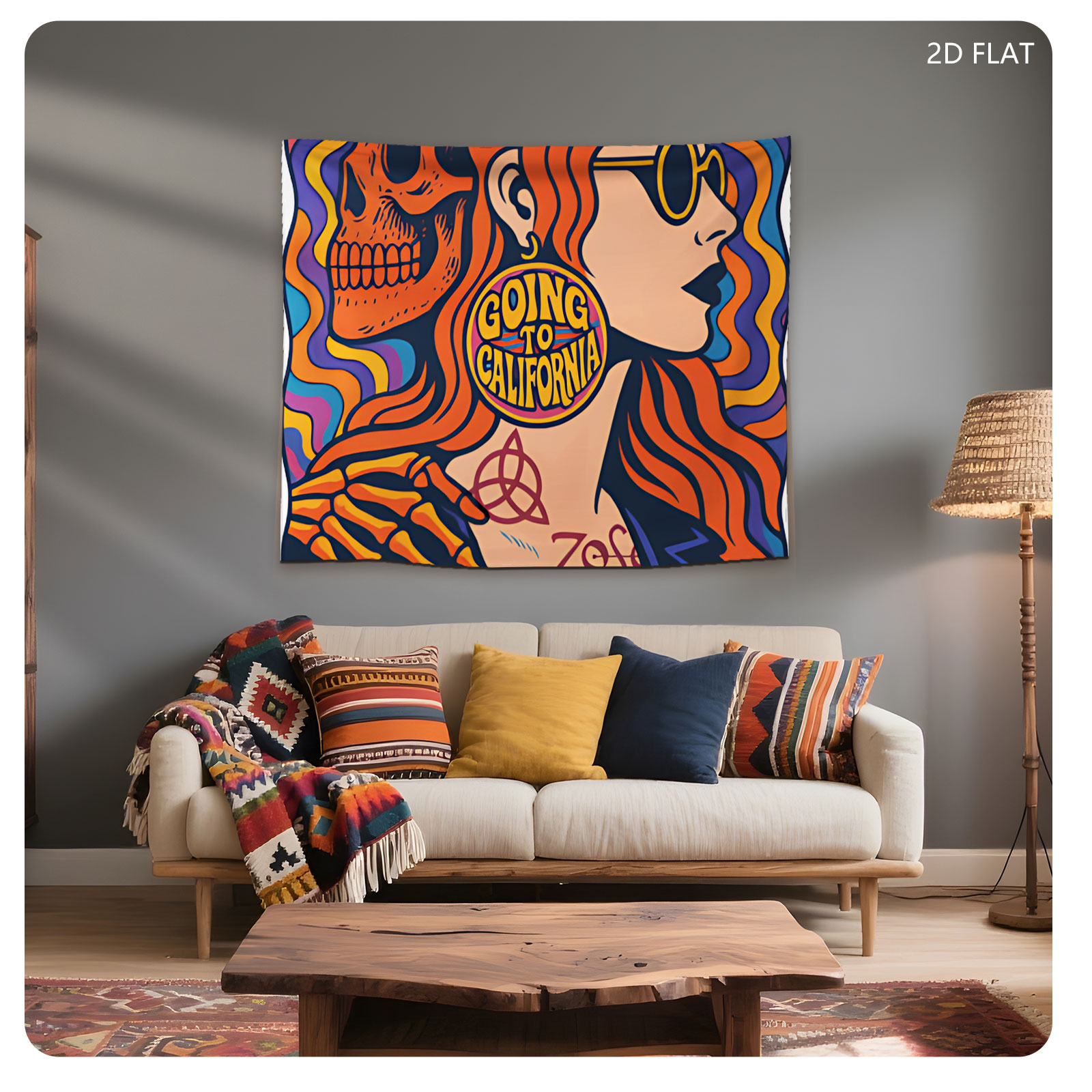 Going to California: Skeleton and Redhead with Psychedelic Vibes - Tapestry