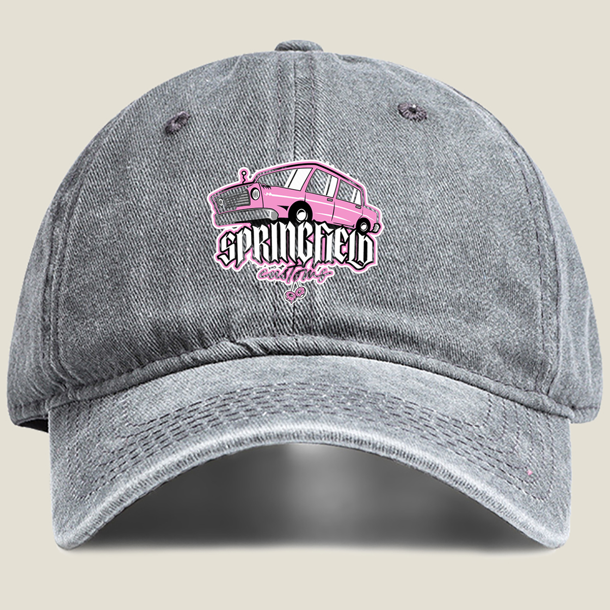 Springfield Customs - Washed Denim - Baseball Cap