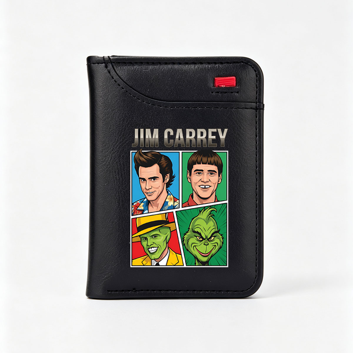 Jim Carrey: Ace Ventura, Dumb and Dumber, The Mask, The Grinch - Vertical Style Wallet