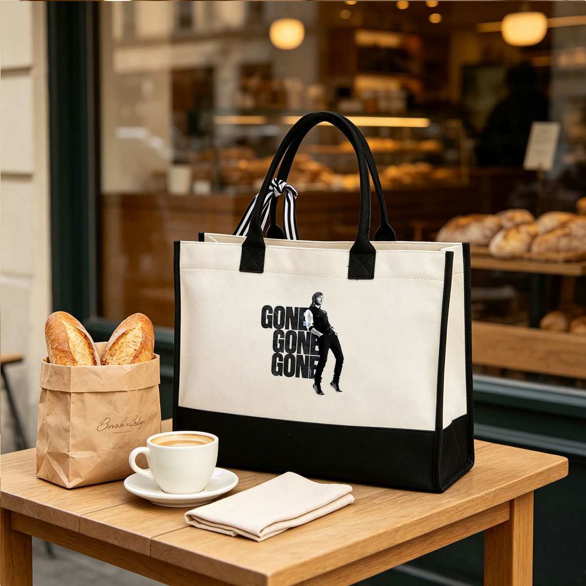 Keith Urban: Gone Gone Gone - Canvas patchwork gift tote bag