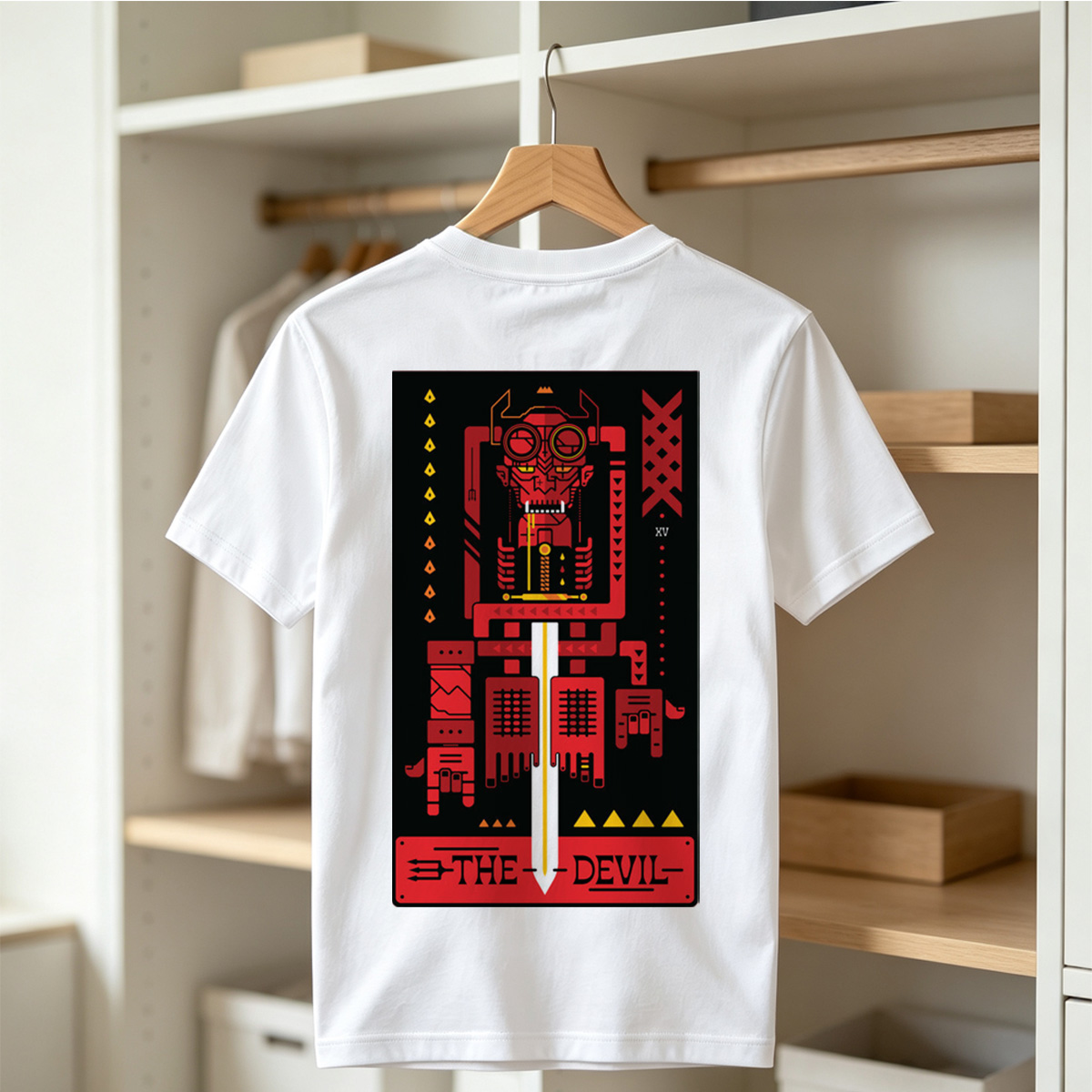 The Devil - Cybernetic Tarot Card - Tee