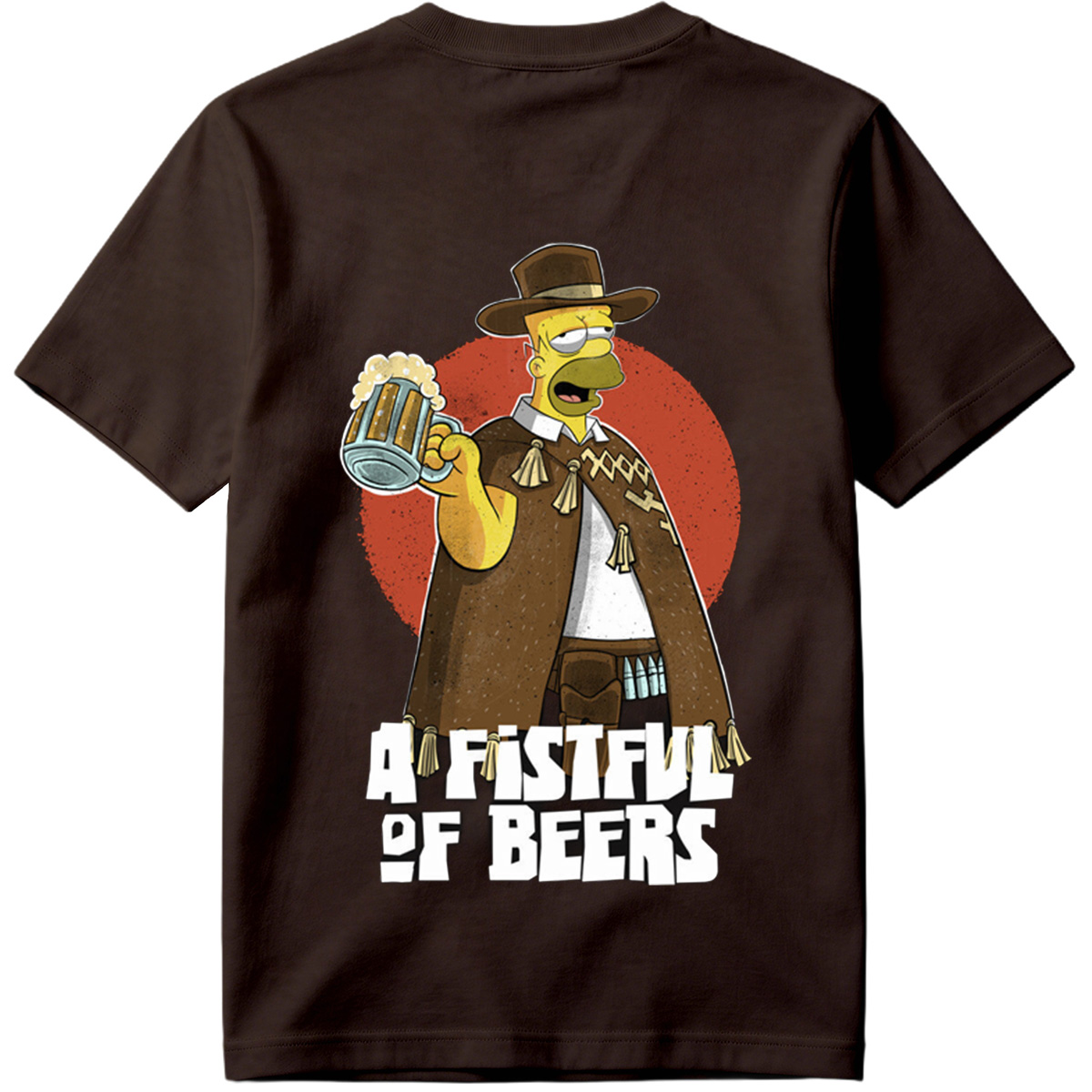 A Fistful of Beers - Homer Simpson - Tee
