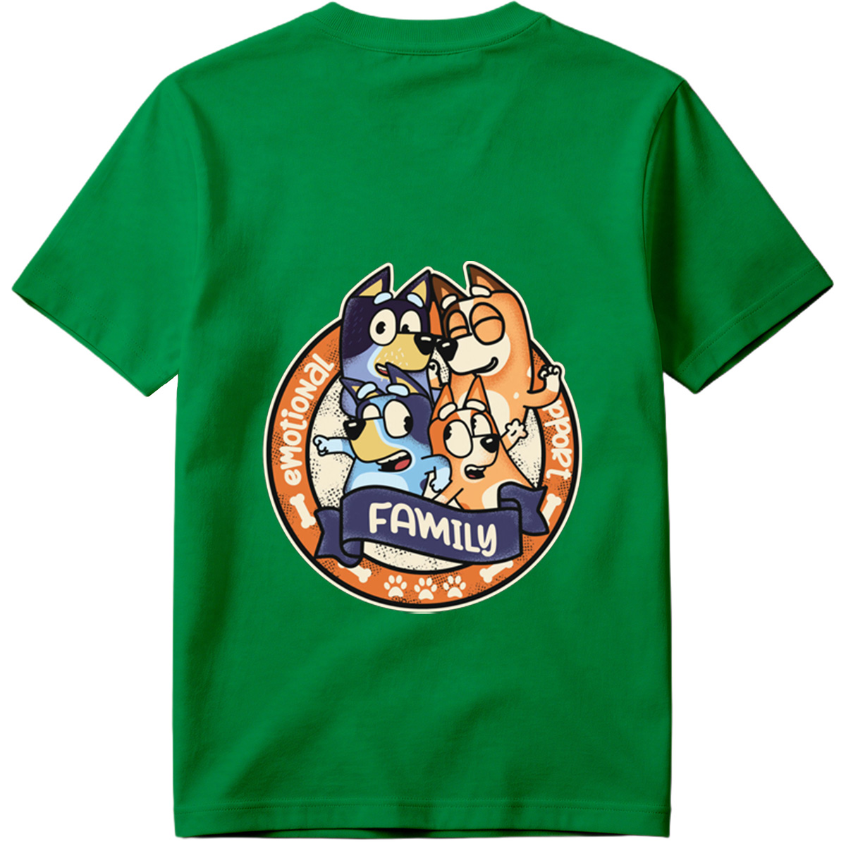 Bluey Family Emotional Support - Tee