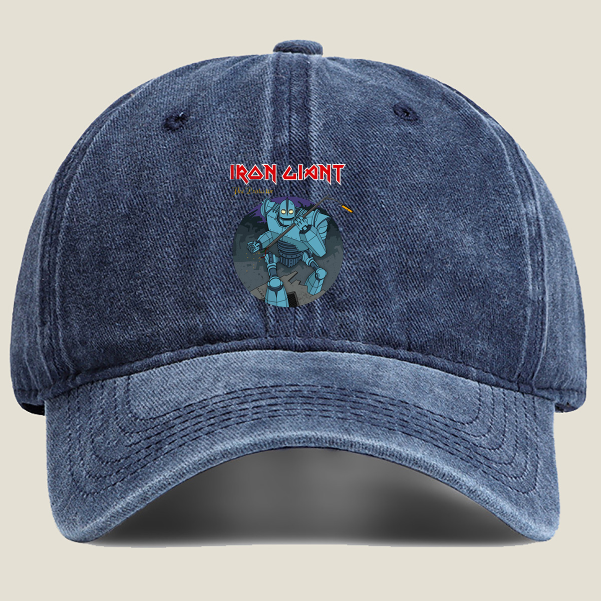 Iron Giant: The Protector - Washed Denim - Baseball Cap