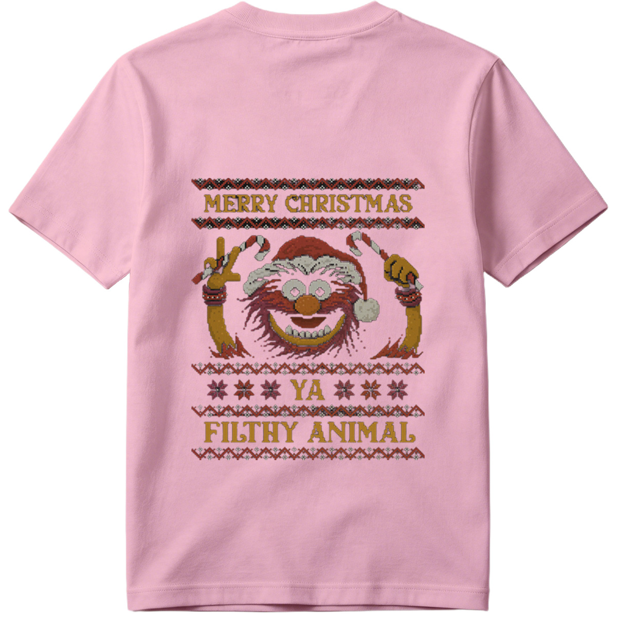 Muppets Animal Christmas Sweater Design - Tee