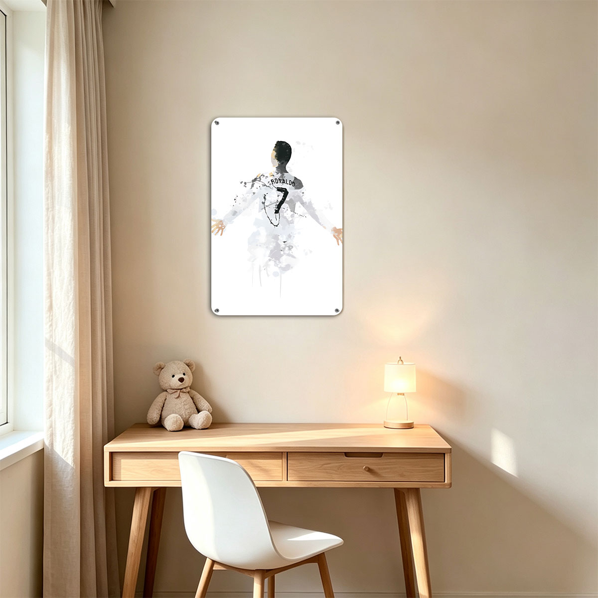 Ronaldo in Action: The Legend of Number 7 - painting