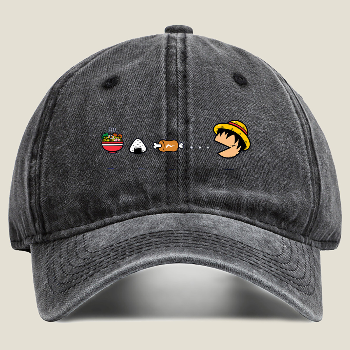 One Piece: Luffy and Food Adventure - Washed Denim - Baseball Cap