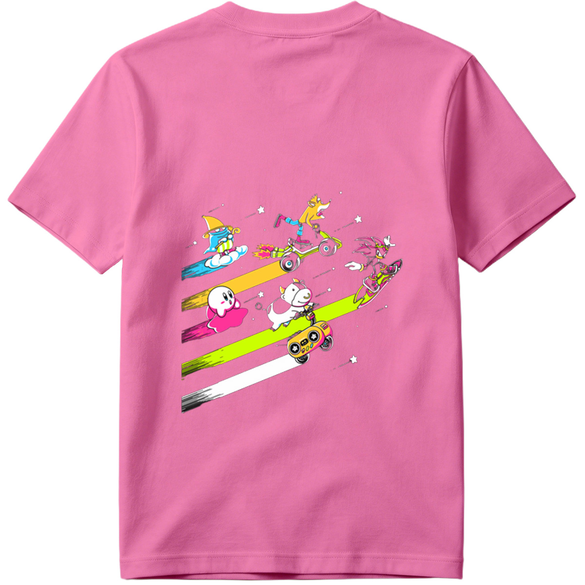 Sonic, Kirby, and Friends Racing Through Space - Tee