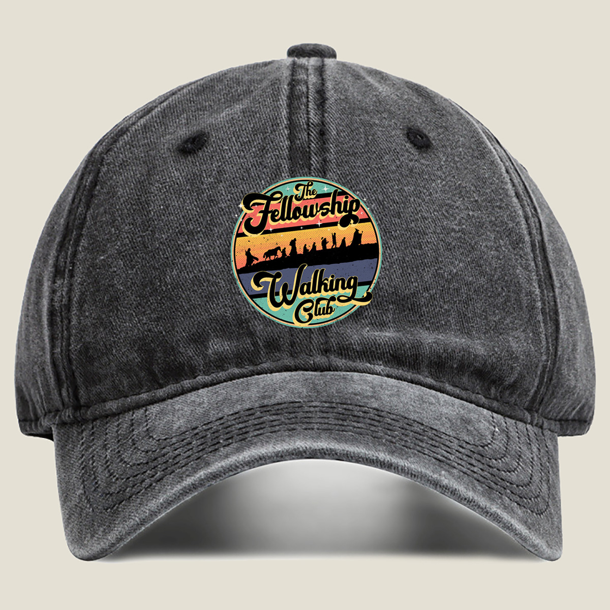 The Fellowship Walking Club - Washed Denim - Baseball Cap