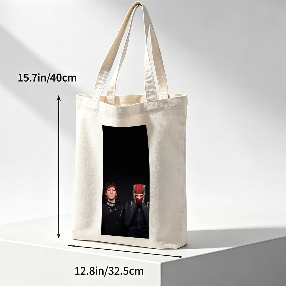 Imagine Dragons in Dark Studio Portrait with Bold Fashion and Expressive Poses - Canvas tote bags