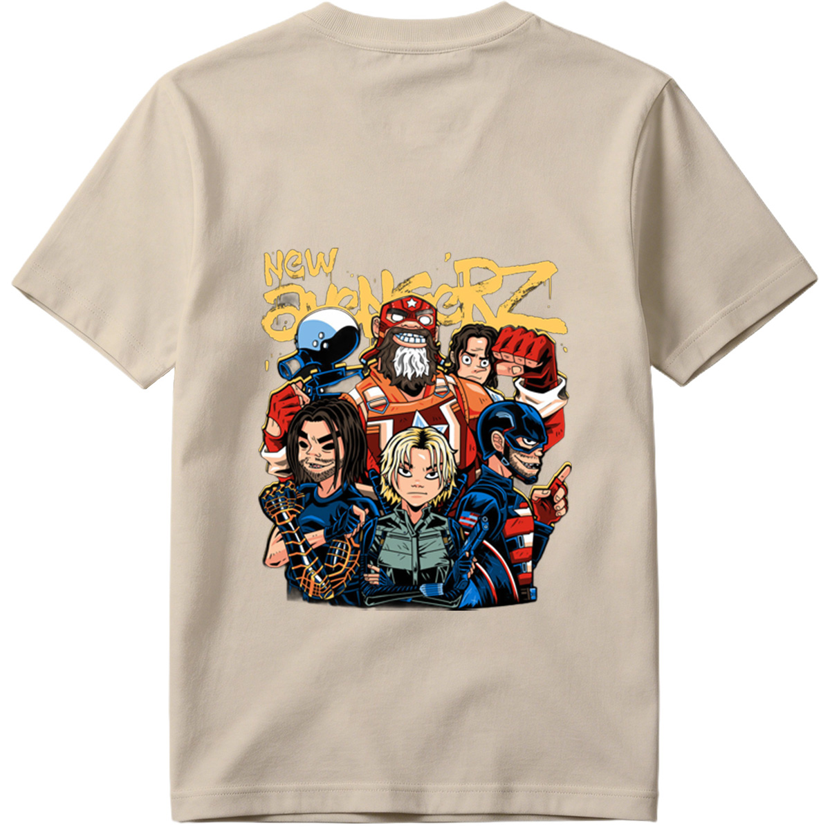 New Avengers: Captain America, Iron Man, Thor, Black Widow, Hulk, Hawkeye - Tee