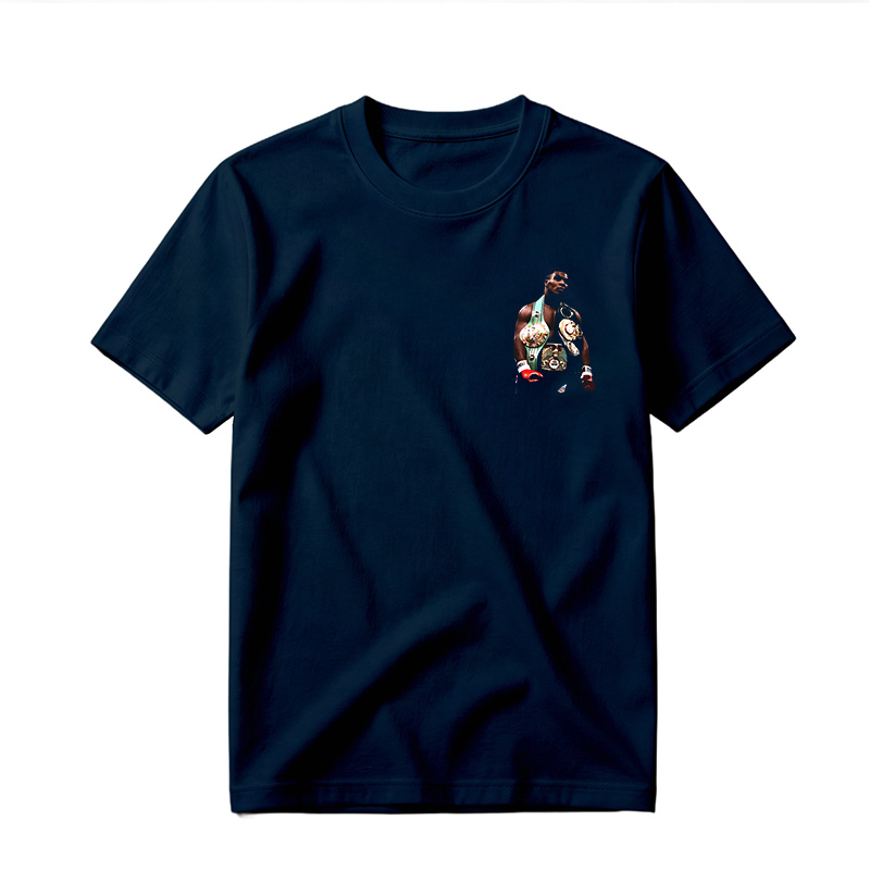 Mike Tyson in the Ring with Championship Belts - Tee