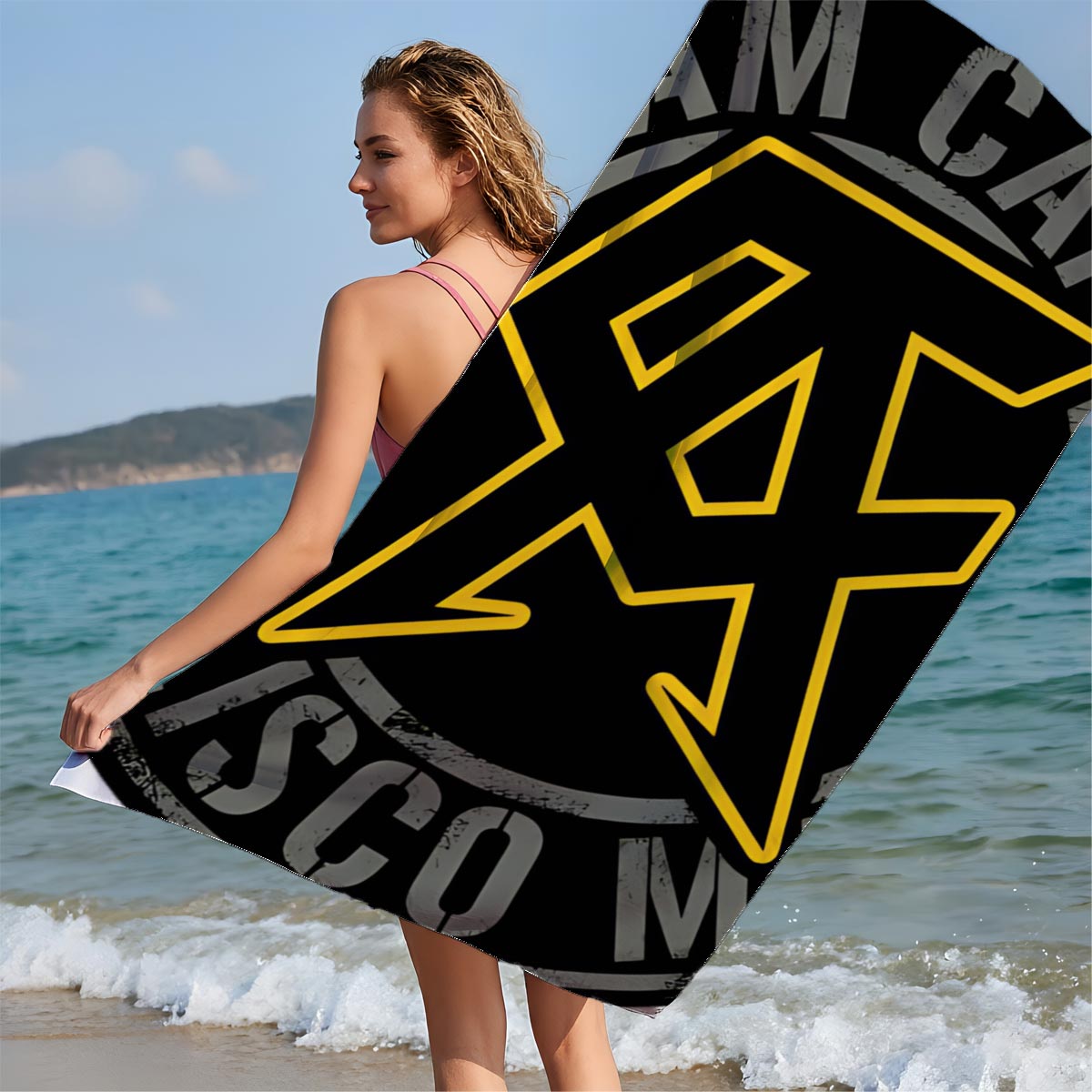 Team Canelo Jalisco Mex Logo - Beach towels