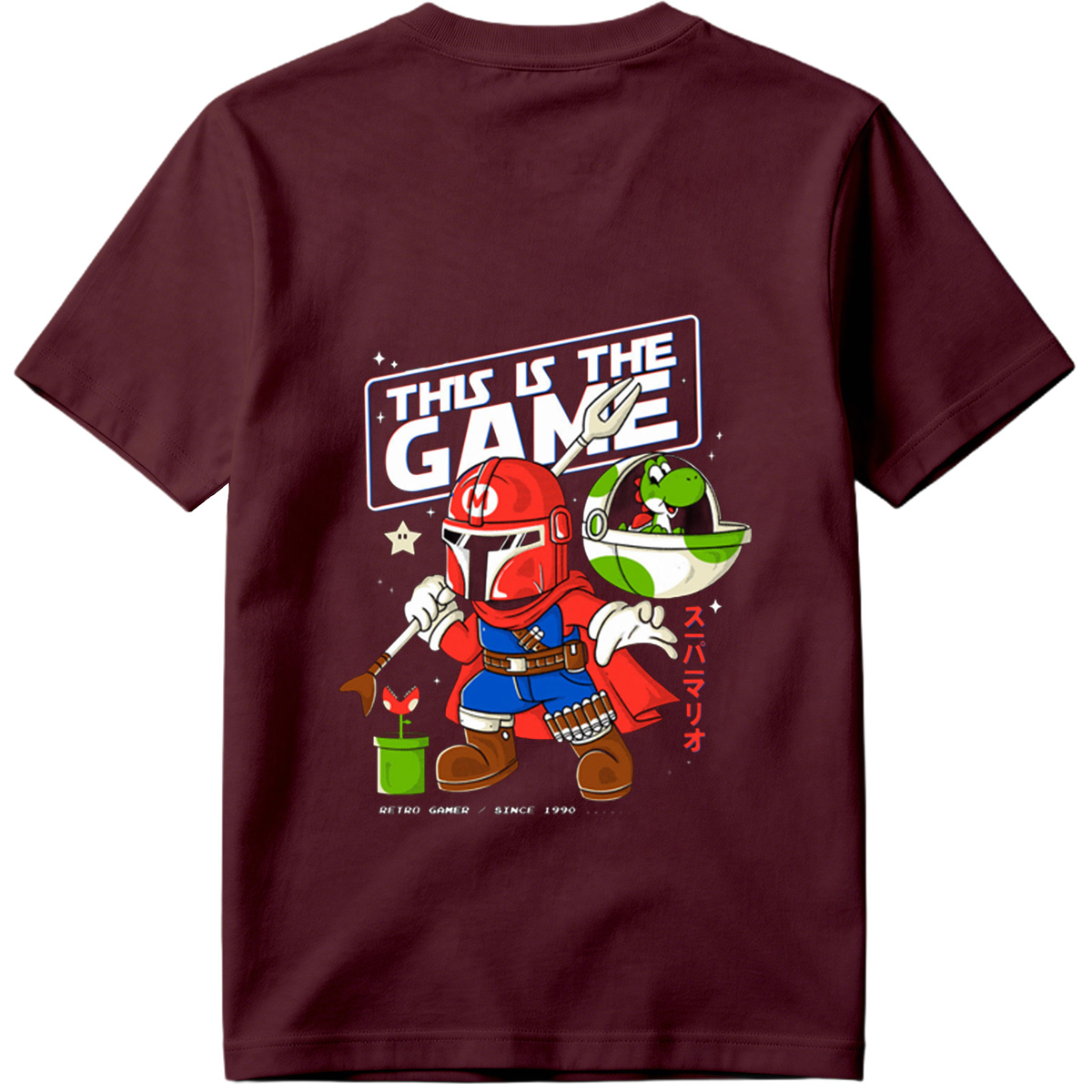 Super Mario Meets Mandalorian: This Is The Game - Tee