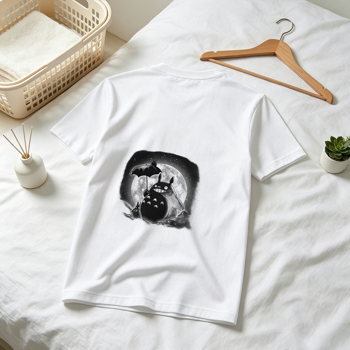 Totoro Under the Moonlight - Tee