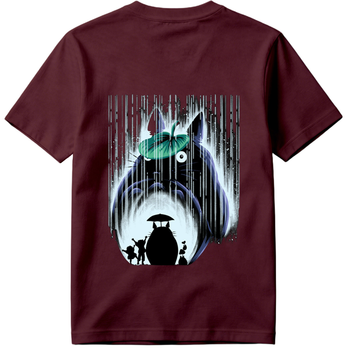 Totoro and Friends in the Rain - Tee