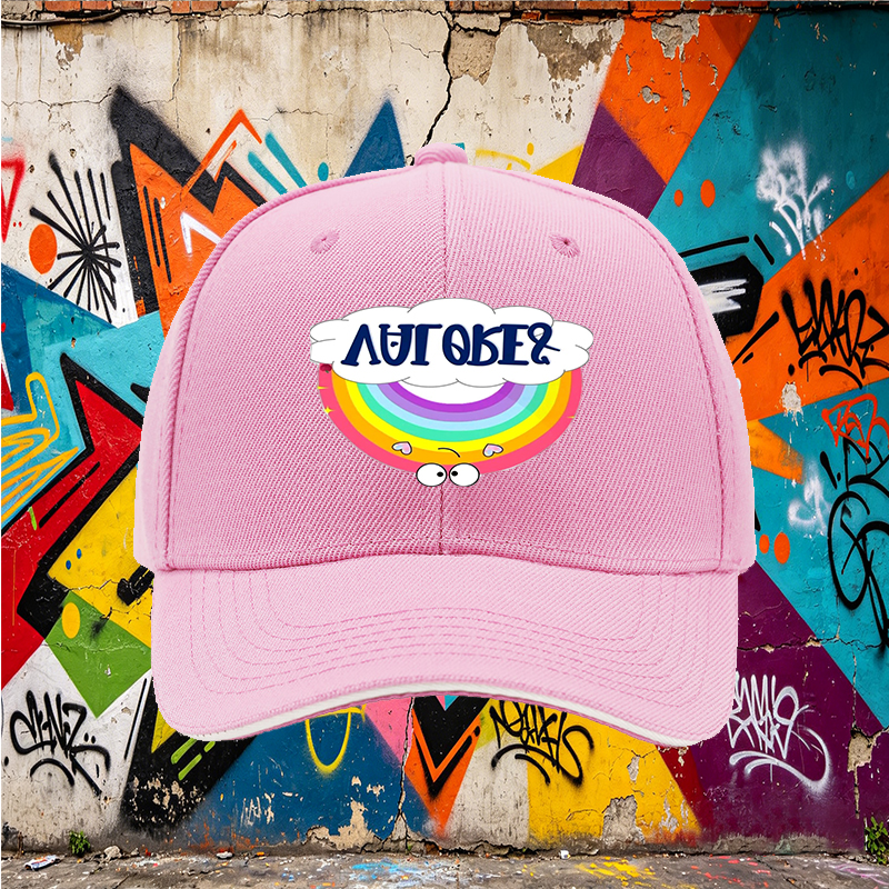 Unisex Classic Sandwich Hat with Rainbow and 