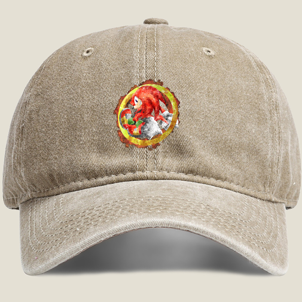 Sonic the Hedgehog: Knuckles the Echidna - Washed Denim - Baseball Cap
