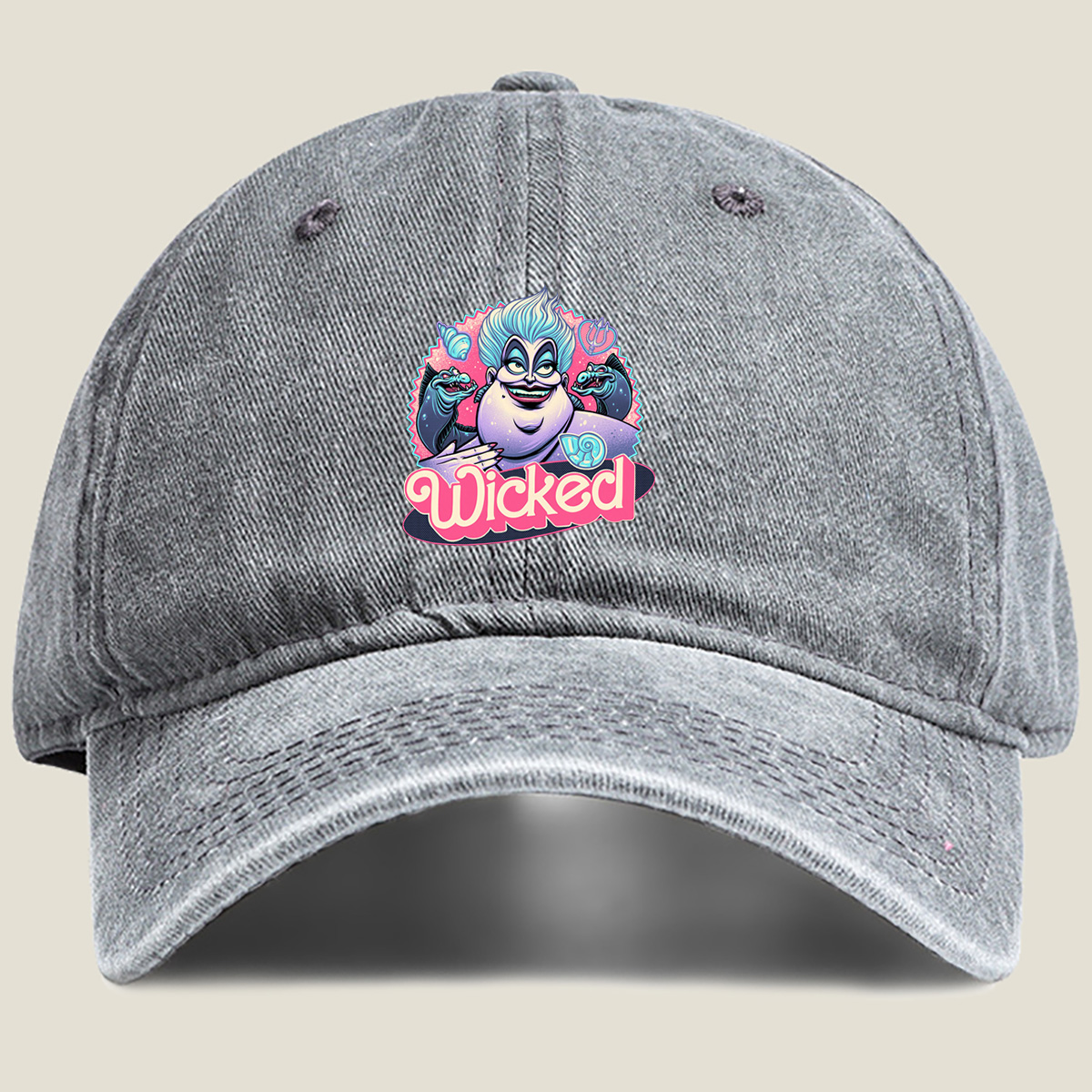 Wicked: Ursula and Flotsam & Jetsam - Washed Denim - Baseball Cap