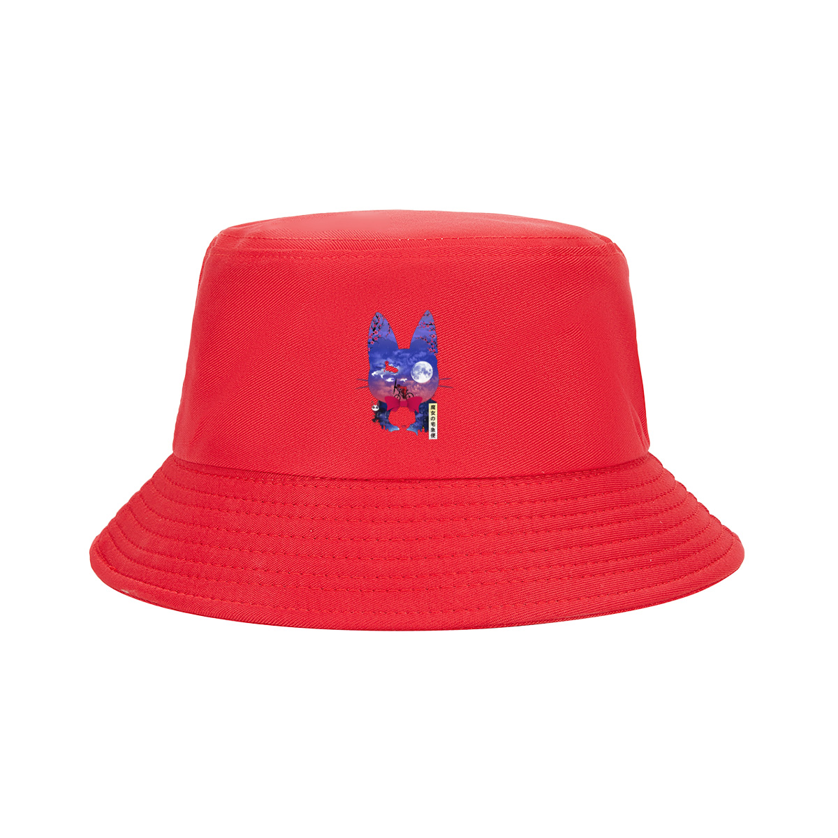 Kiki's Delivery Service - Kiki and Jiji under the Moon - Fisherman's Hat