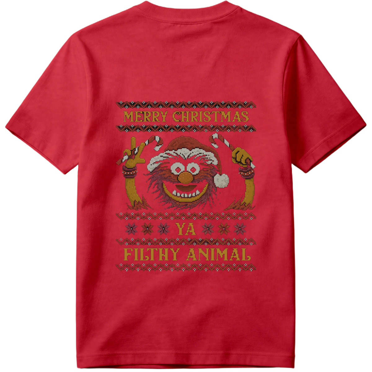 Muppets Animal Christmas Sweater Design - Tee