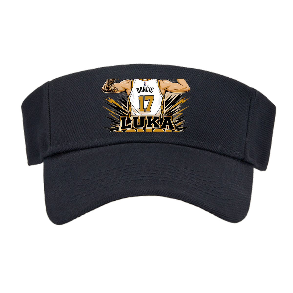 Luka Doncic NBA Player Jersey Artwork -  Visor cap