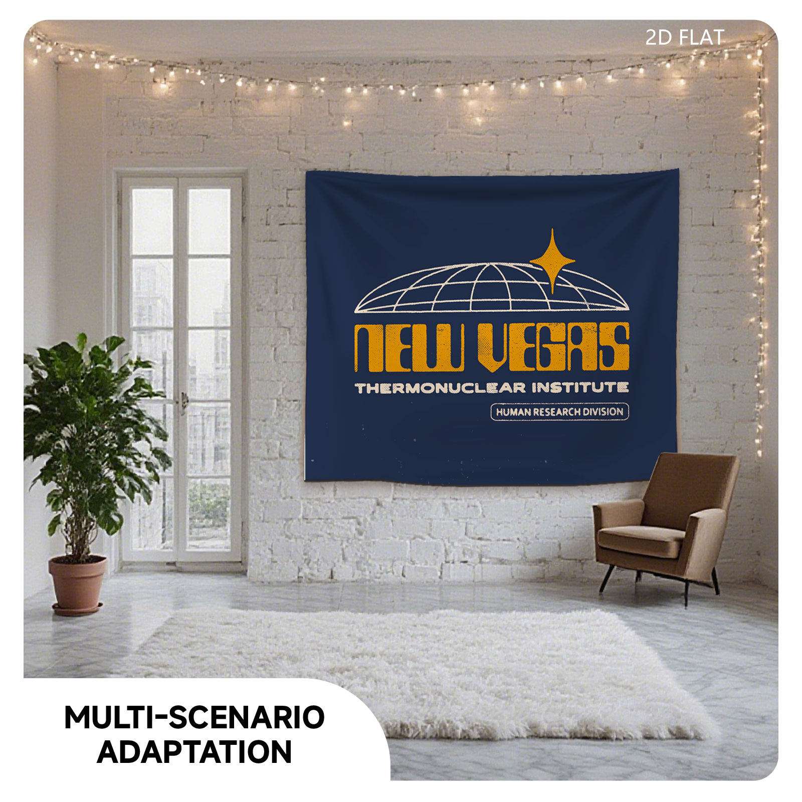 New Vegas Therm nuclear Institute Human Research Division Logo - Tapestry