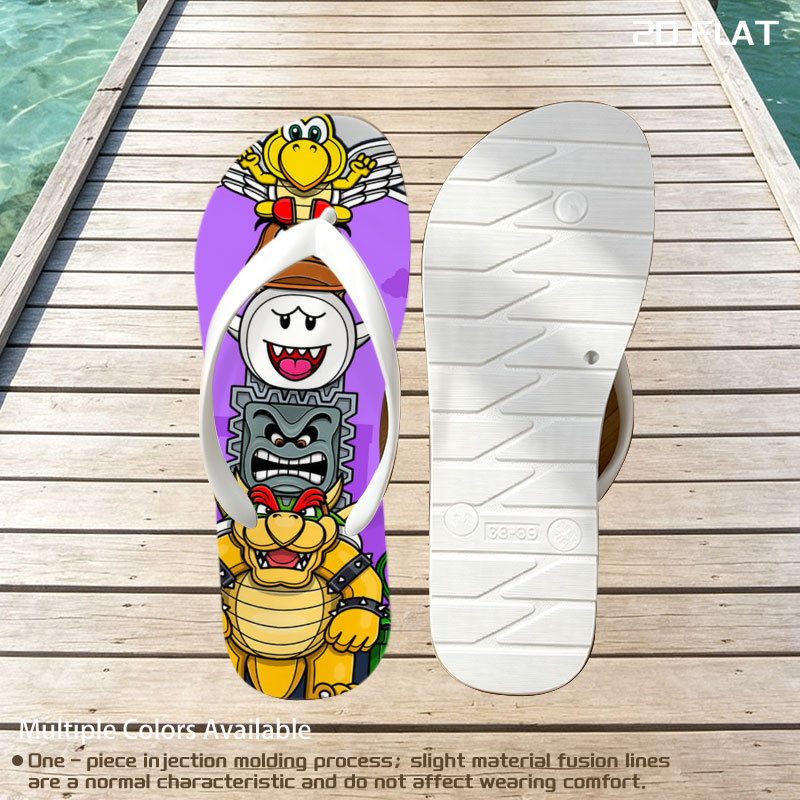 Bowser, Koopa Troopa, Dry Bones, and Winged Yoshi Stack in Super Mario Universe -  flip-flops