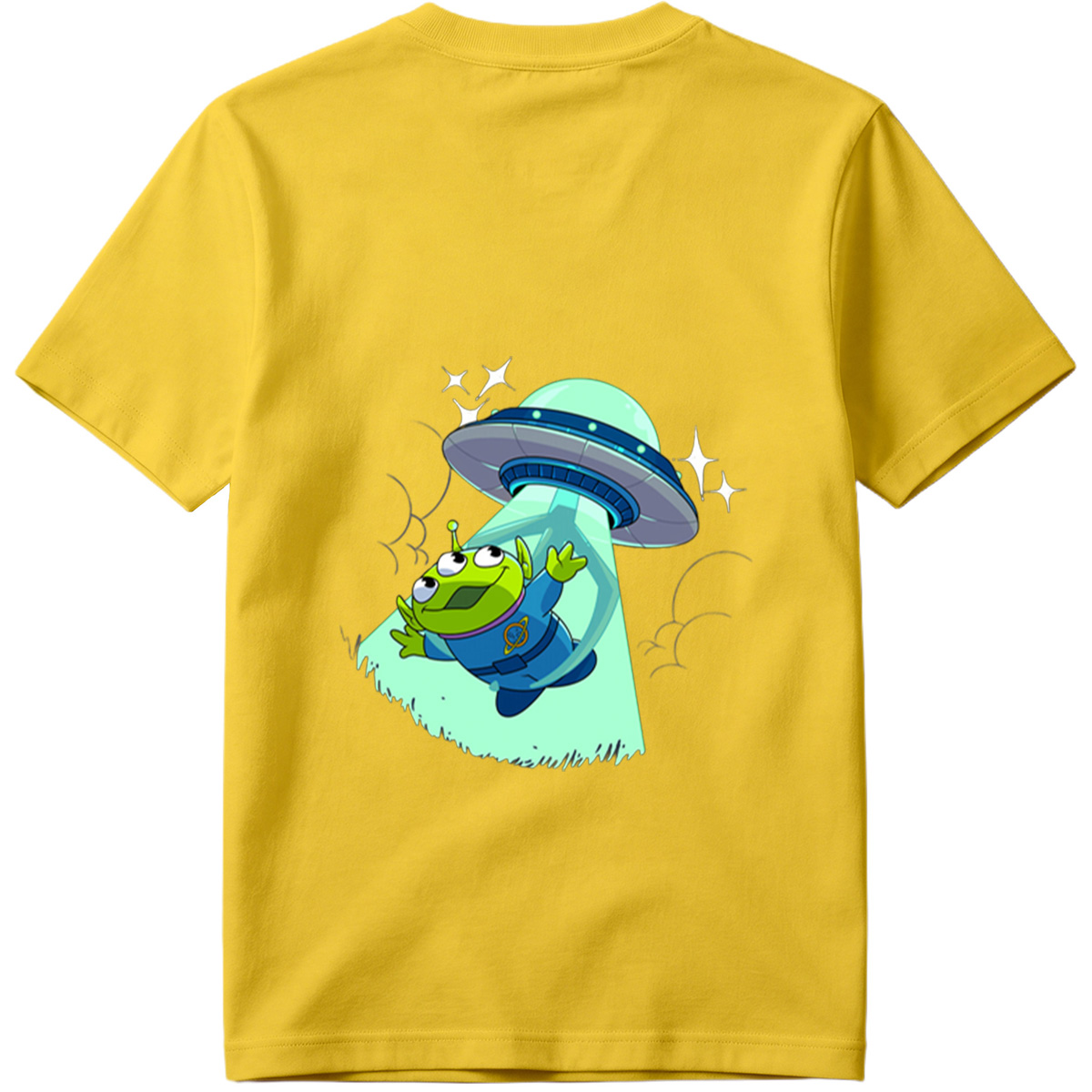 Alien from Toy Story Abducted by UFO - Tee