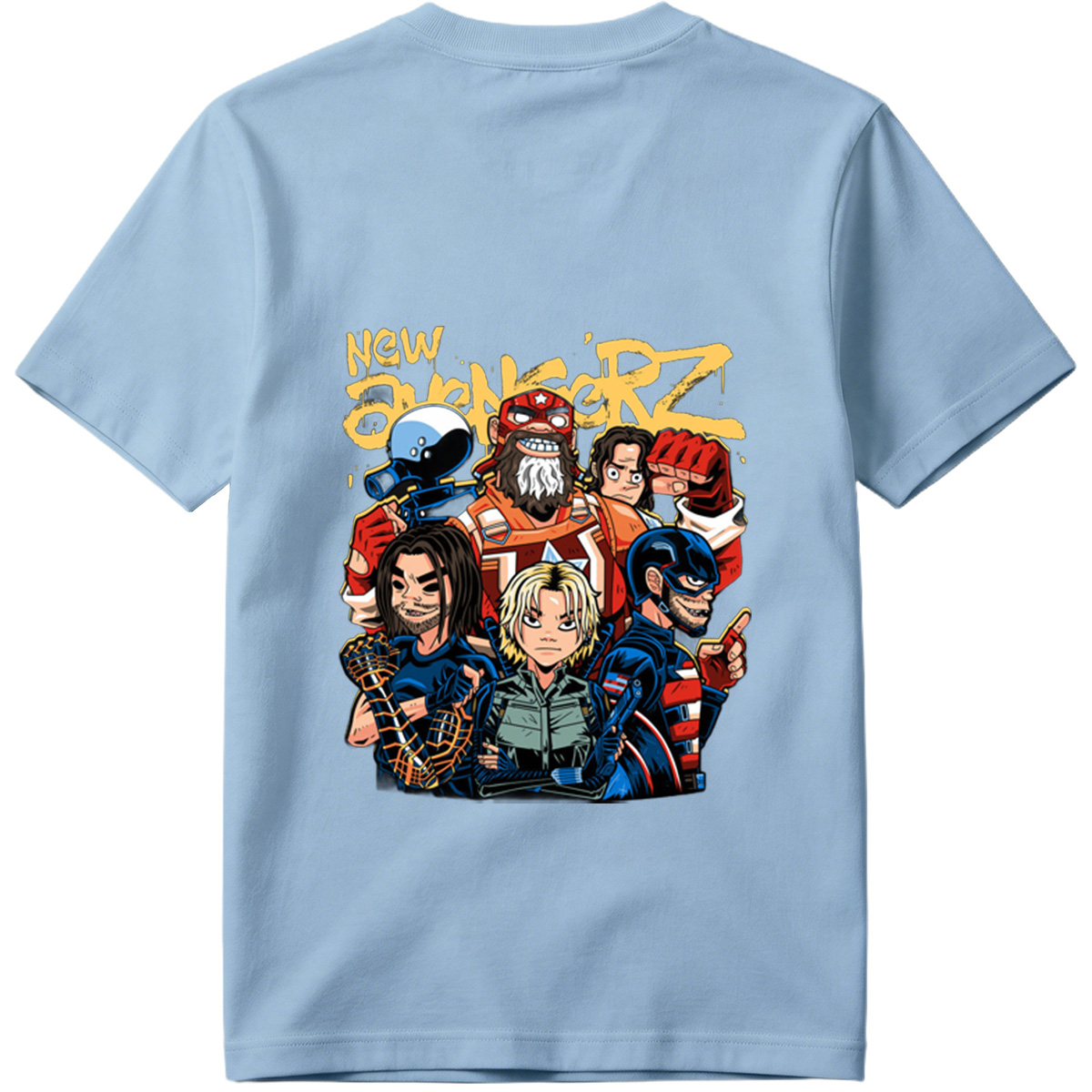 New Avengers: Captain America, Iron Man, Thor, Black Widow, Hulk, Hawkeye - Tee